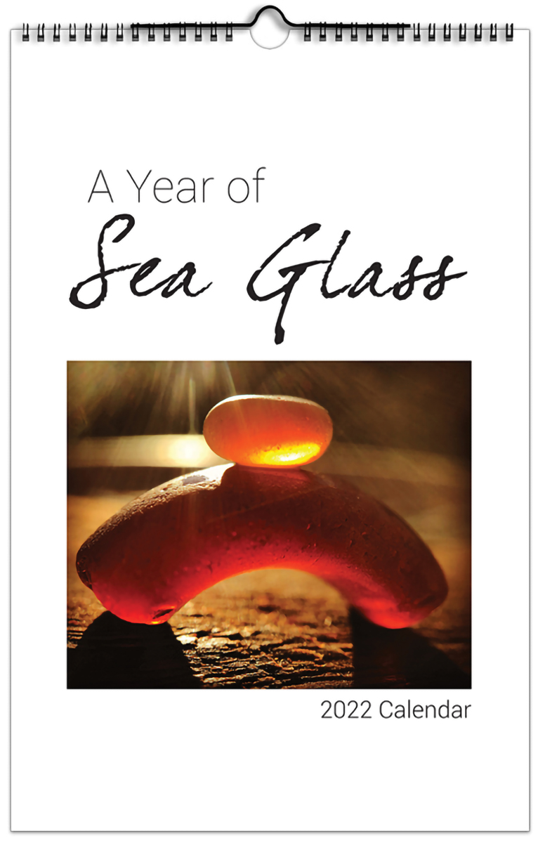 Sea Glass Wall Calendar Cover